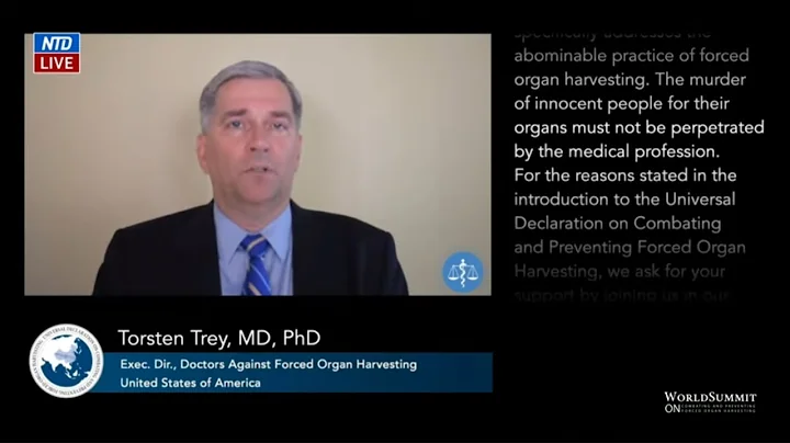 LIVE: World Summit Against Forced Organ Harvesting : An Alarm to Humankind