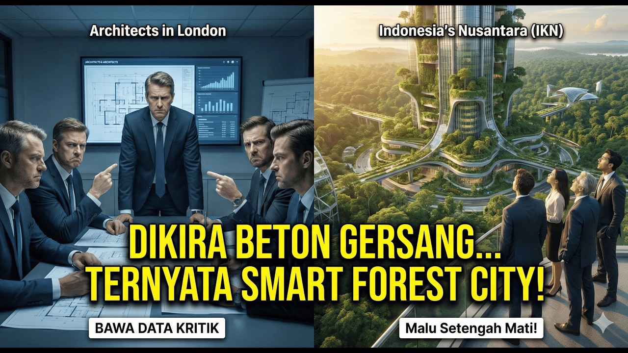 DIKIRA MERUSAK HUTAN! Bule Eropa Syok Lihat Teknologi Smart Forest City IKN yang Belum Ada di Dunia!