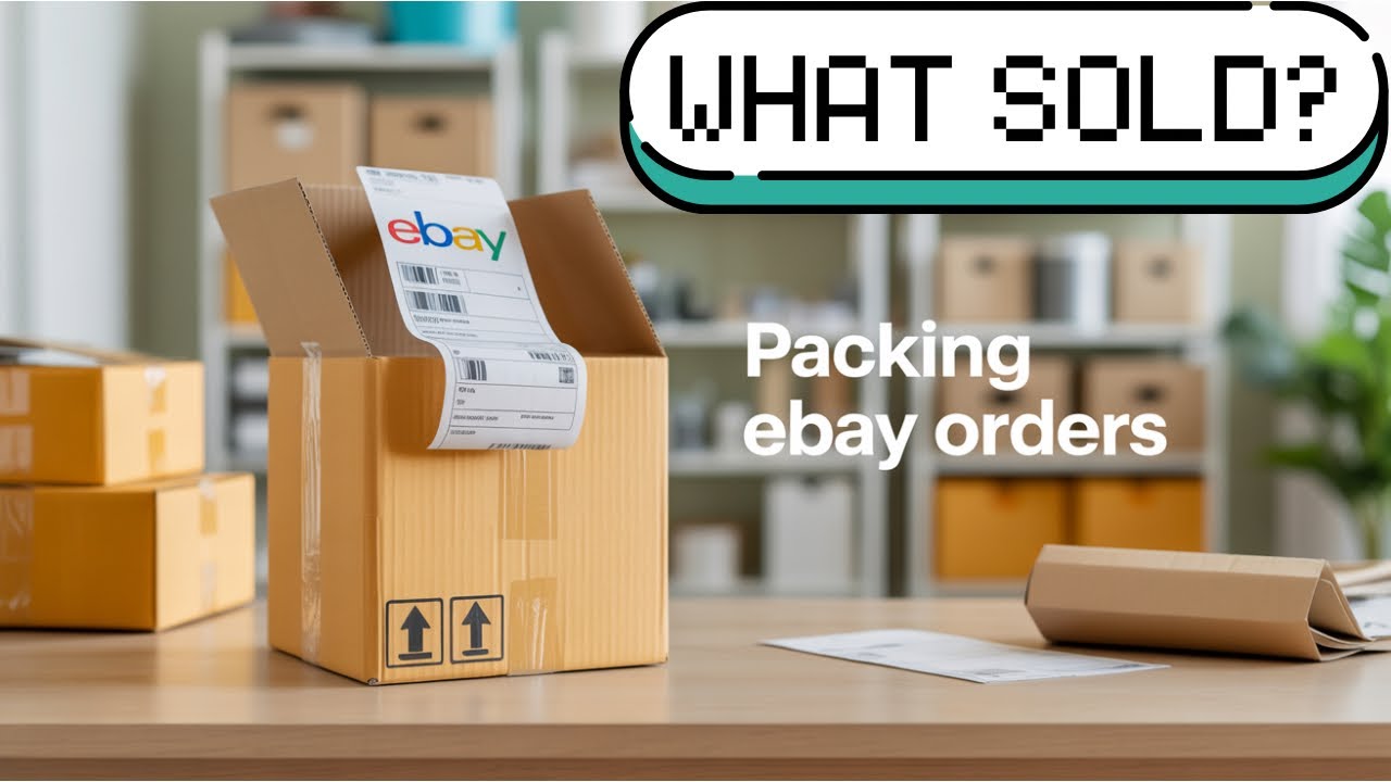 Part Time Ebay Reseller Picking And Packing Orders! 🍄