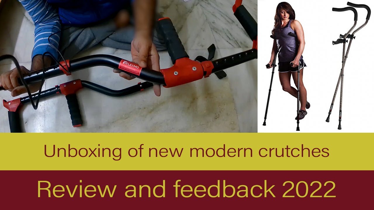 2022 Crutches unboxing video part 1 new modern crutches review YouTube