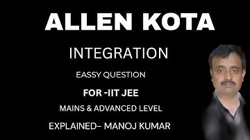 #jee mains level Integration #pw#allen kota assignment integration #resonance kota assignment