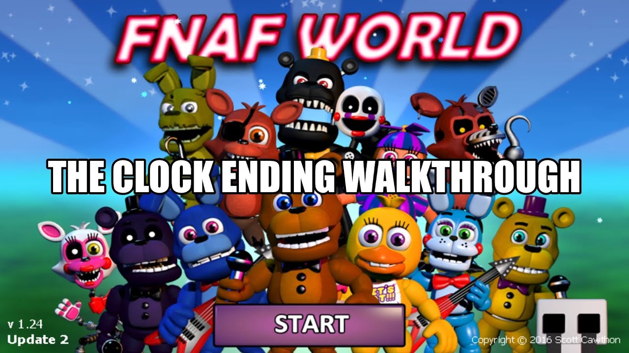 FNaF World Walkthrough: Clock Ending Guide