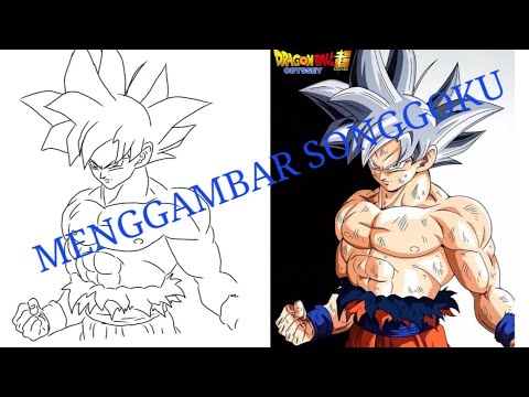  Menggambar  Goku dengan Autodesk Sketchbook Mudah  YouTube