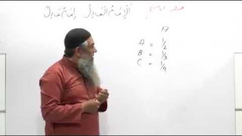 Hazrat Ali R.A solve the problem of 17 camel division between 3 person