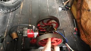 1/10hp Tom Senior Simplex Stationary Engine Relay Buzz Coil run.