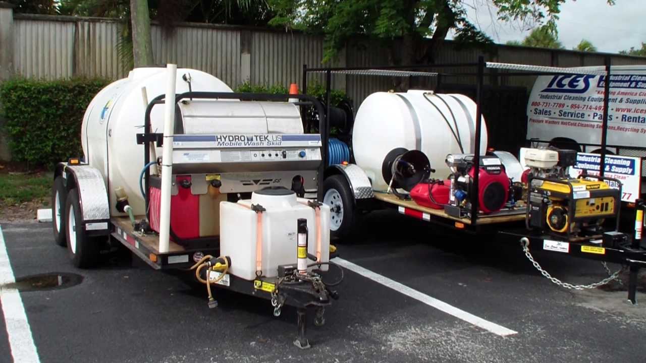 Hot Water Pressure Washer Trailer & Mikes Mobile Detail New Trailer - Y...