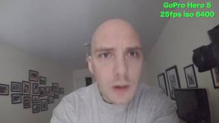 GoPro Hero 5 Low light Protune Setting Compared to GoPro Hero 3+Black