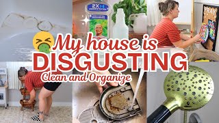 DISGUSTING HOUSE CLEANING | CLEAN + ORGANIZE MY SMALL HOUSE | DEEP CLEANING  MOTIVATION | MarieLove