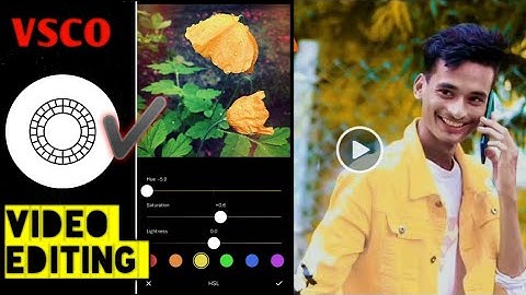 How To use vsco app video editing/vsco app me video editing kaise kare/vsco app kaise chalaye