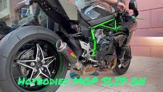 Kawasaki Ninja H2 Hotbodies Mgp Slip-On Exhaust 2015-2021