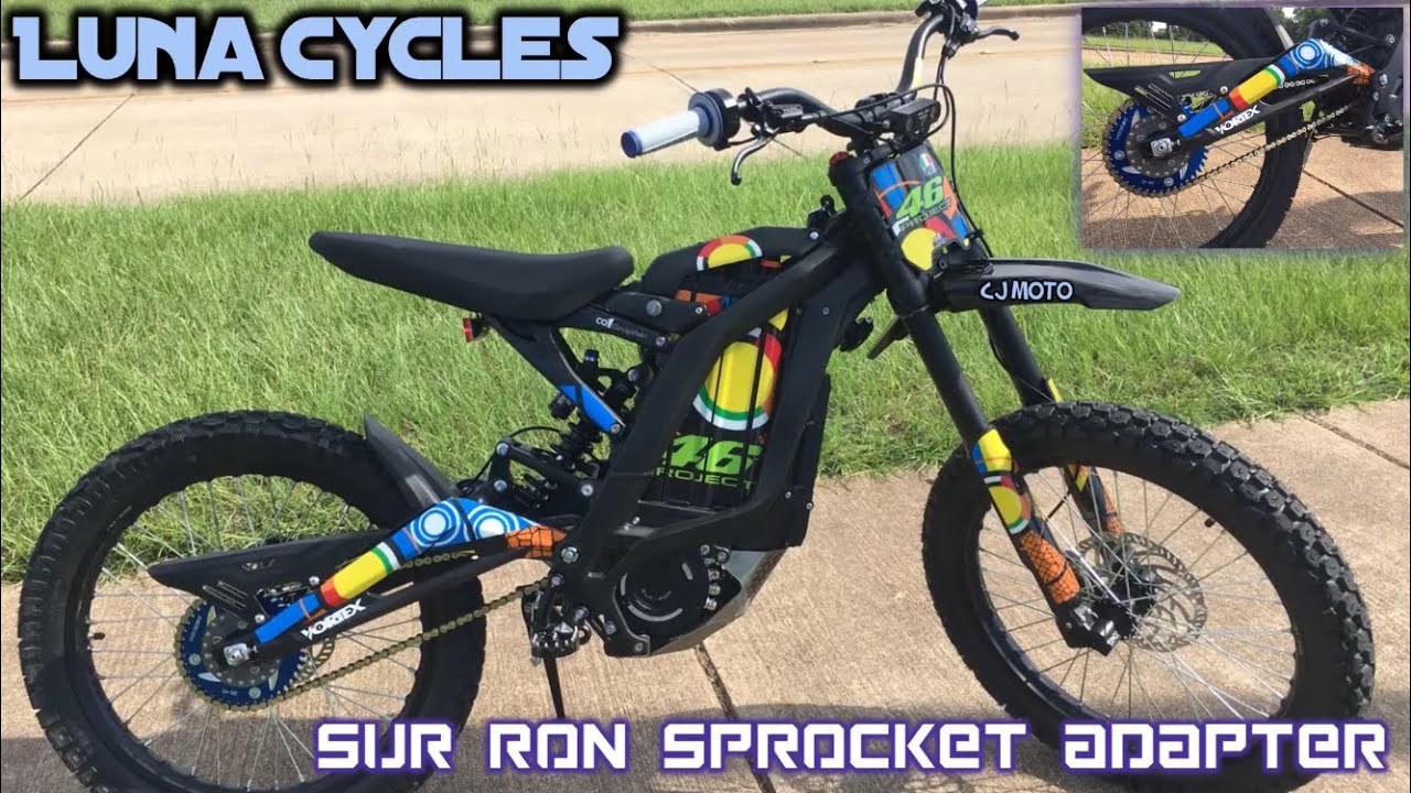 SUR RON X Black Edition Electric Bike Vortex Racing Sprocket Unboxing & Gearing Tips & Tricks