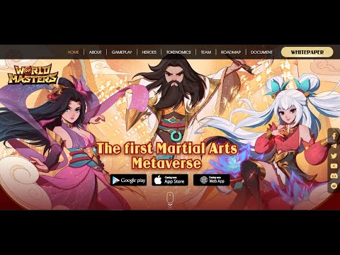 World Of Masters - Review NFT Game Free Play To Earn World Of Masters, chơi miễn phí kiếm token