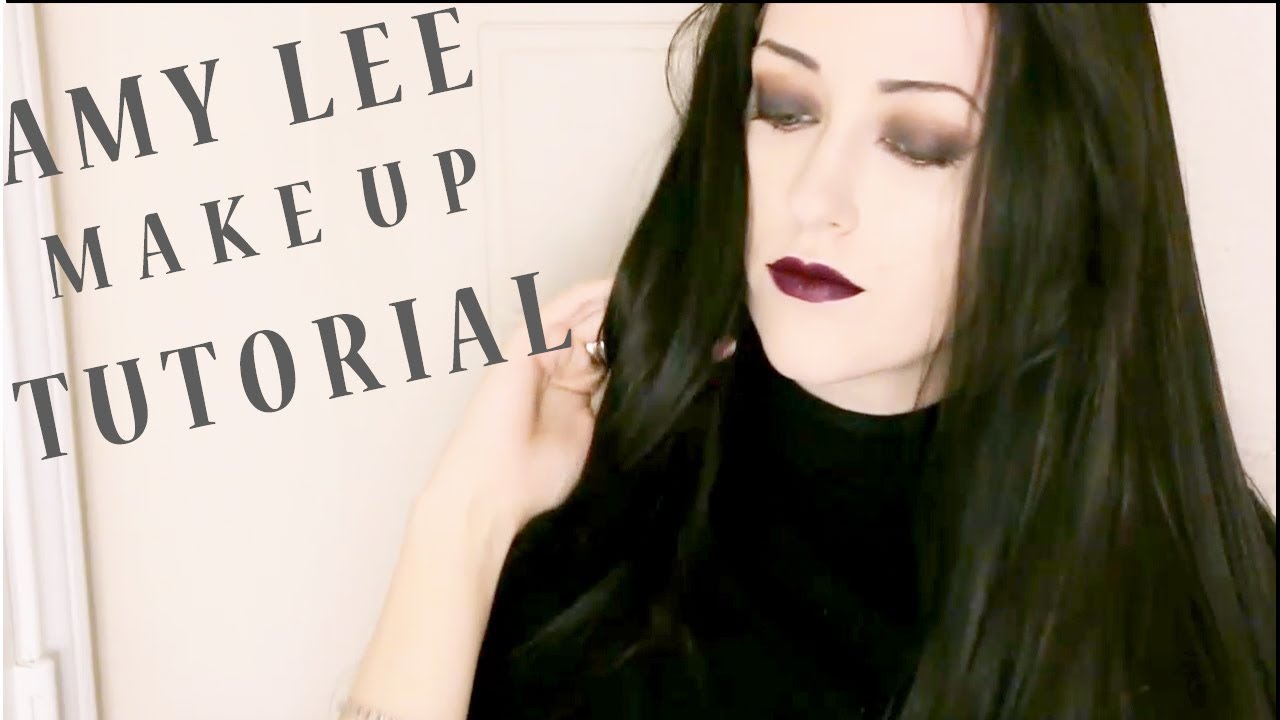 AMY LEE INSPIRED GOTH MAKEUP TUTORIAL Collab With Everyday Wigs