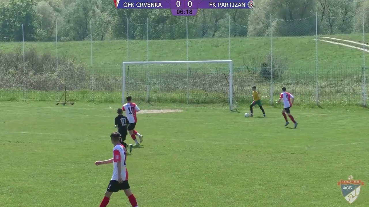 LIGA MLADJIH PIONIRA 15.KOLO:                              OFK CRVENKA- FK PARTIZAN