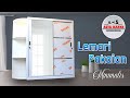 Membuat Lemari Pakaian Minimalis HPL dengan Pintu Sliding |  How to Make Minimalist Wardrobe