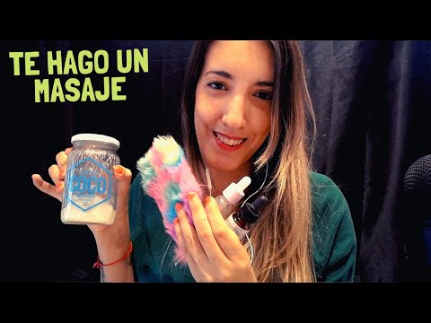 ASMR español - Masaje Facial para relajarte - Soft spoken