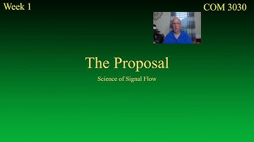 COM 3030 W1 C - The Proposal