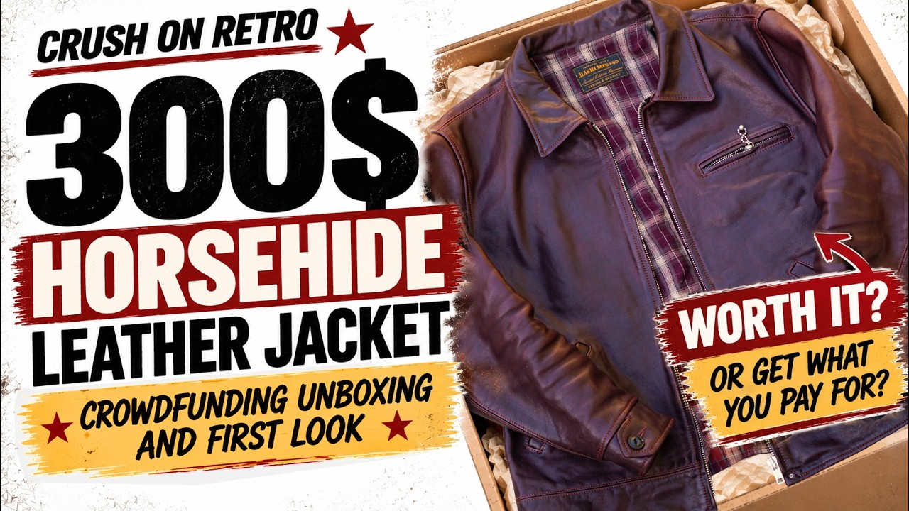 Can a $300 Chinese Horsehide Leather Jacket Really Be This Good? - YouTube