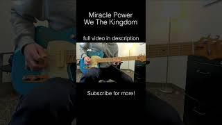 Miracle Power - We The Kingdom #shorts #guitar #wethekingdom #tutorial
