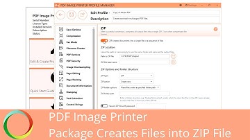 Create ZIP File | PDF Image Printer 12 | PEERNET