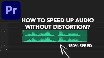How to Fasten up audio without distortion in Adobe Premire Pro?