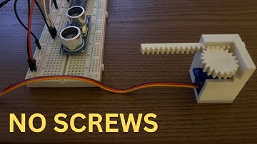 3D Printed Linear Actuator/Rack and Pinion | Arduino