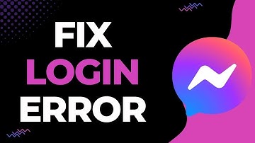 How to Fix Facebook Messenger Login Error | 2023