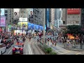 Hong Kong bus ride video (no talking) Sheung Wan, Central