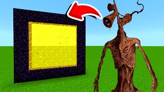 How To Make A Portal To The Siren Head Dimension In Minecraft Pe