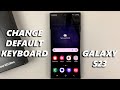 How To Change Default Keyboard On Samsung Galaxy S23 / S23  / S23 Ultra