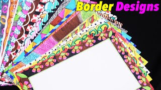 Easy Border design for project | Easy border design | Designs for front page | My Creative Hub