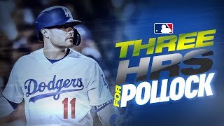Pollock Swats 3 Hrs Against Rival Giants