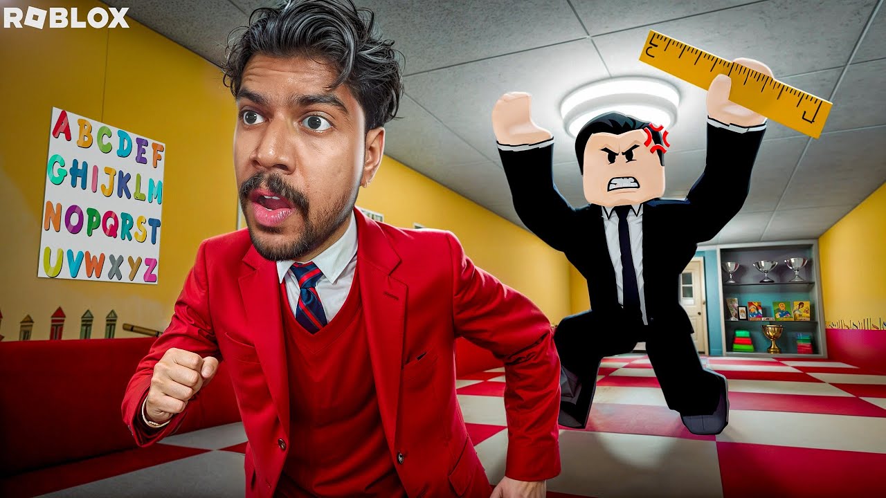 Can i Escape EVIL HIGH SCHOOL Without Getting Caught? 😨!! Roblox 