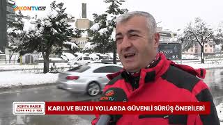 Karlı Ve Buzlu Yollarda Güvenli Sürüş Önerileri