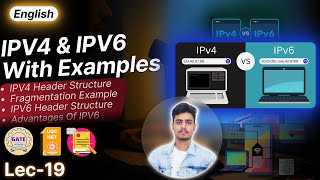 IPv4 vs IPv6 Explained - Headers, Fragmentation, Addressing & The Need for IPv6  | English