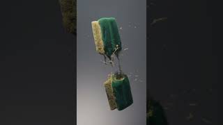 Granular simulation using Nexus for Blender