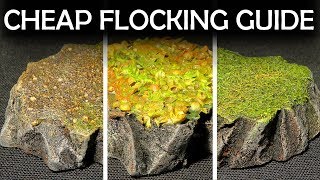 What the Flock!?  Cheap Flocking Guide for D&D Terrain