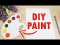 Homemade Watercolor Paints 🎨 How to make Color at Home (Non-Toxic)