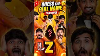 Can you WIN or LOSE this Game Part 2 | Guess the girl name challenge