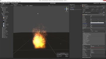 unity 3D particles  Fire simple  - fire