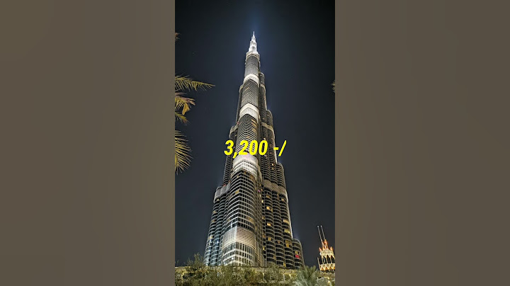 Ticket Price Of Burj Khalifa In Dubai 💰 #shorts
