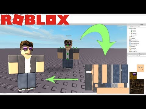 Roblox Tutorial Download Character Skins And Models Youtube