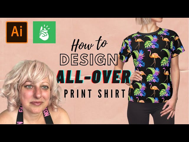 How to Design All Over Print Shirt - How to create allover pattern 