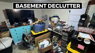 The Ultimate Basement Cleanout 🏠 DAY 9/9 OF DECLUTTERING & ORGANIZING!!!