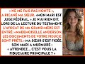 « NE ME FAIS PAS HONTE », a ricané ma sœur. « Mon mari est juge fédéral. » Je n'ai rien dit.
