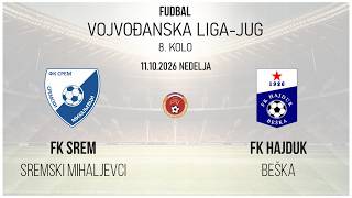 FK Srem (Sremski Mihaljevci) - FK Hajduk (Beška) 1:1 | 11.10.2026