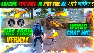 AMAZING GAME FEATURES THAT NEED TO ADD😨🔥|| GARENA FREE FIRE🤯