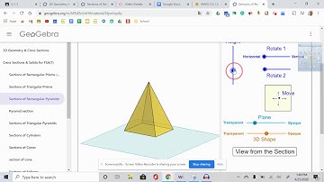 #2 MAFS.7.G.1.3 Cross-Section of a Square Pyramid