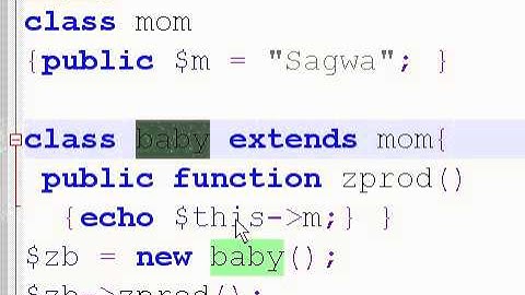 PHP Classes & Child Class Extended