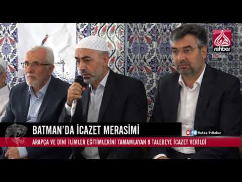 BATMAN’DA İCAZET MERASİMİ